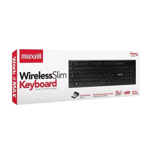 Teclado Inalambrico Slim Maxell