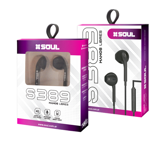 Auriculares ML S389 Con cable Soul