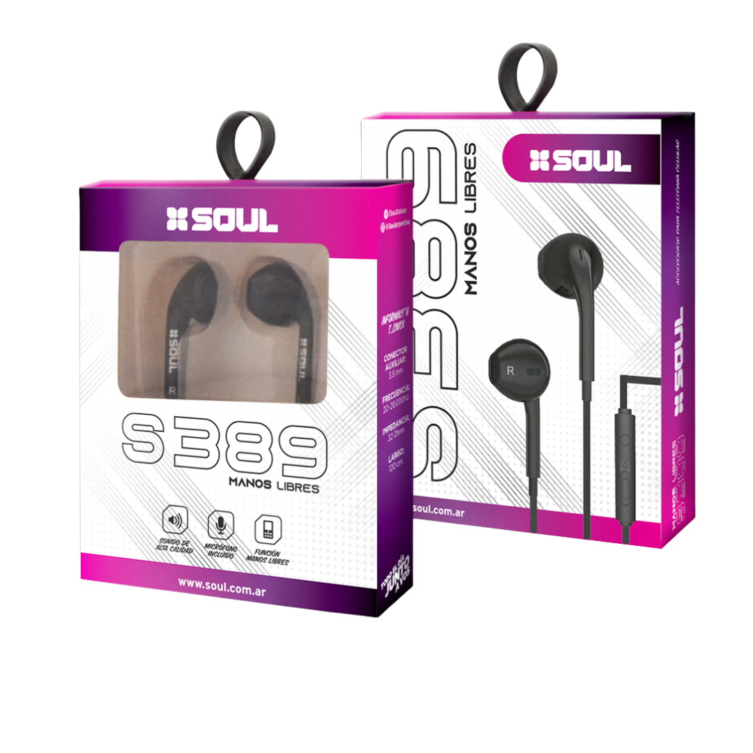 Auriculares ML S389 Con cable Soul
